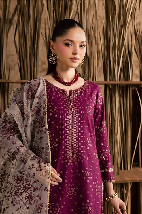 Oslo Embroided 3 PCs (Fully Embroided Dupatta)