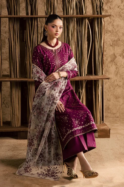 Oslo Embroided 3 PCs (Fully Embroided Dupatta)