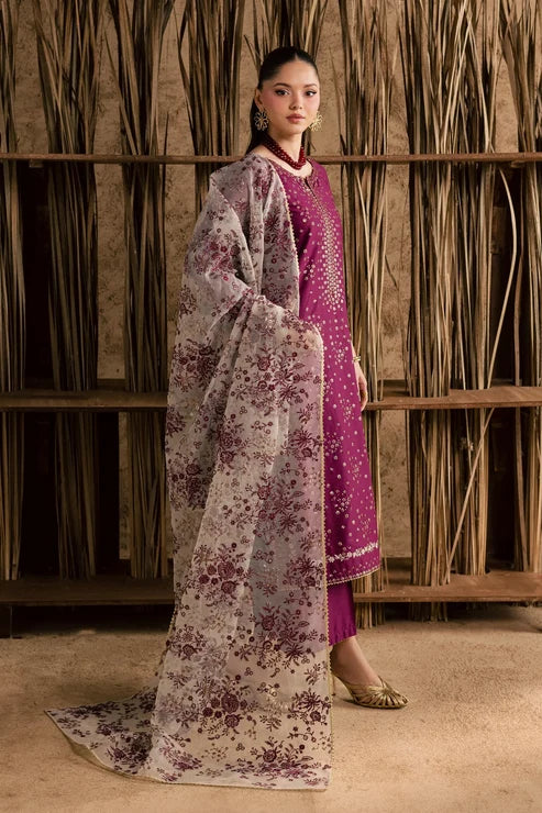 Oslo Embroided 3 PCs (Fully Embroided Dupatta)