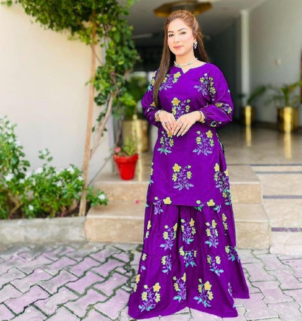 Horizon Shararah (Stitched 2 Pcs)