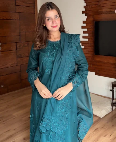 Fatima Embroidered (Stitched 3 Piece)