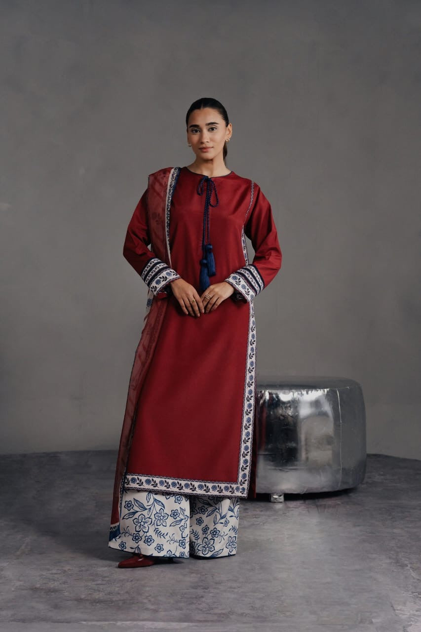 Zimal (Stitched 3 Pcs)