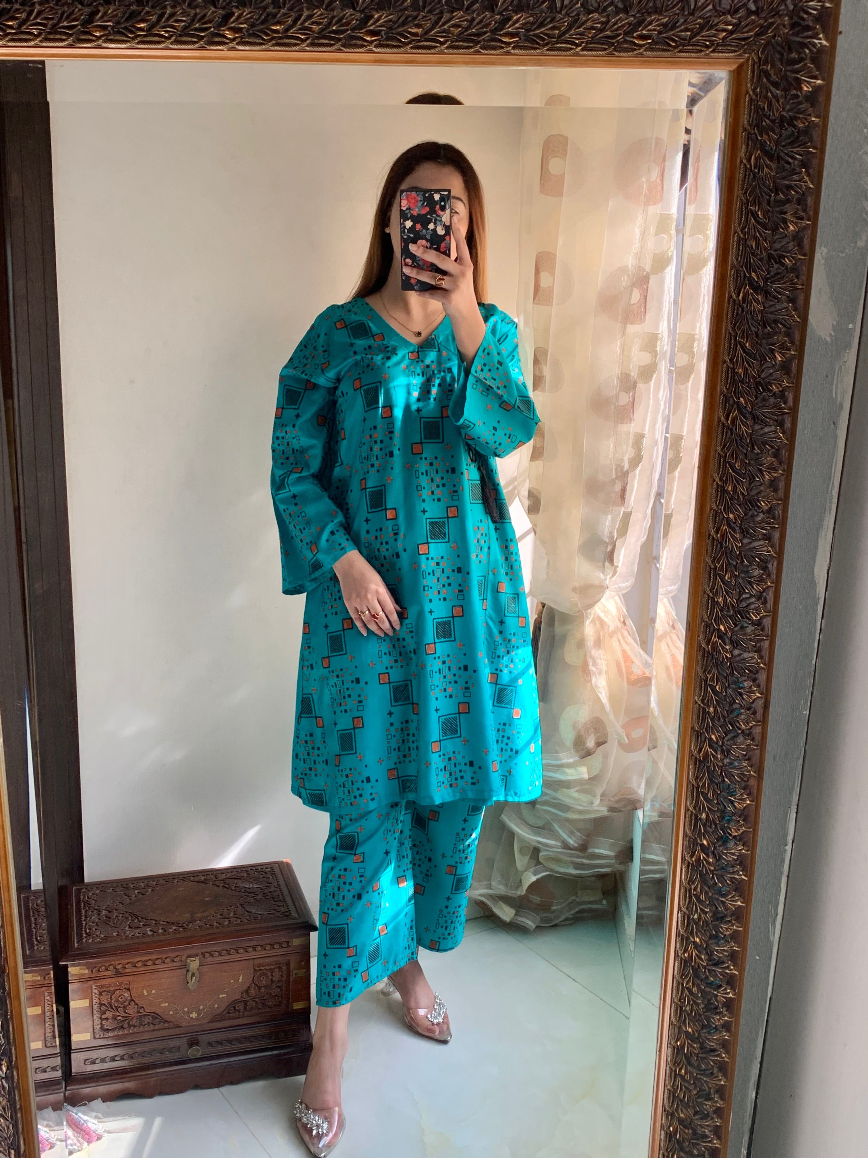 Maha (Stitched 2 Pcs)