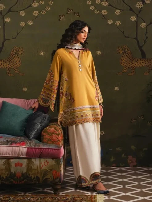 Sundas Embroided (Stitched 3 PCS)