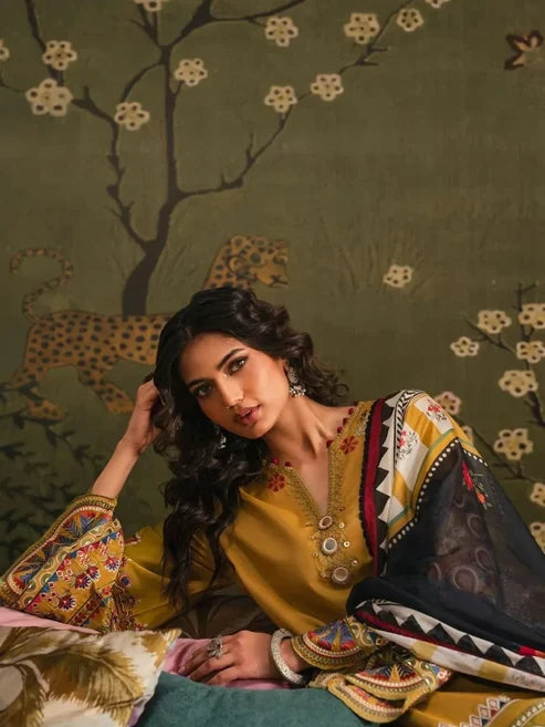 Sundas Embroided (Stitched 3 PCS)