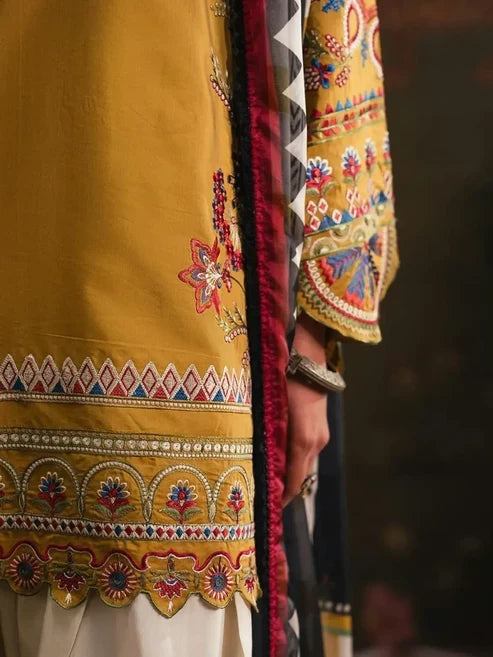 Sundas Embroided (Stitched 3 PCS)