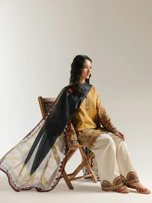 Sundas Embroided (Stitched 3 PCS)