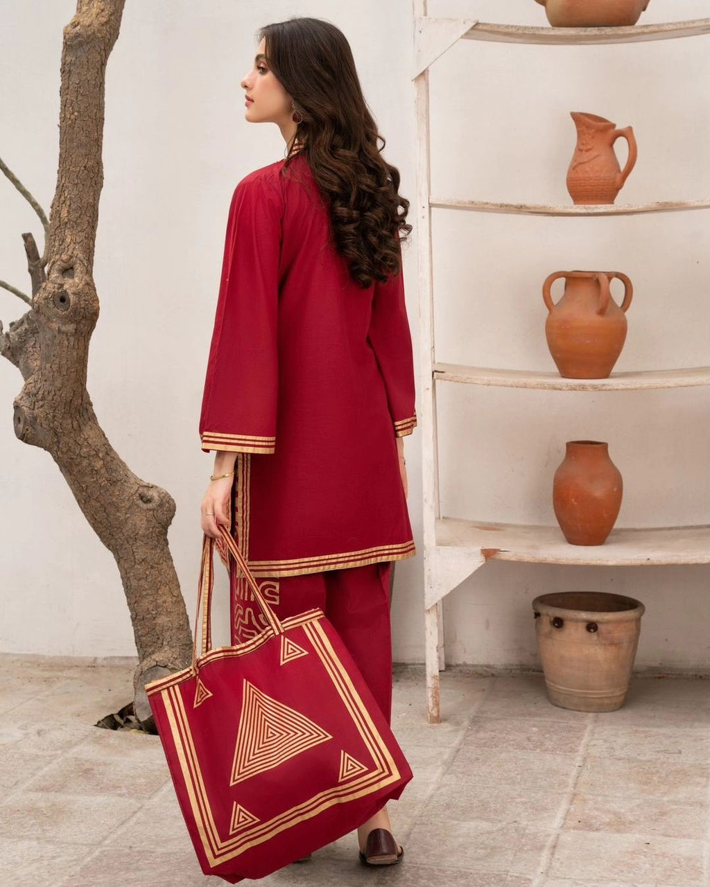 Tote Easy Breezy + Bag - (Stitched 3 Pcs)