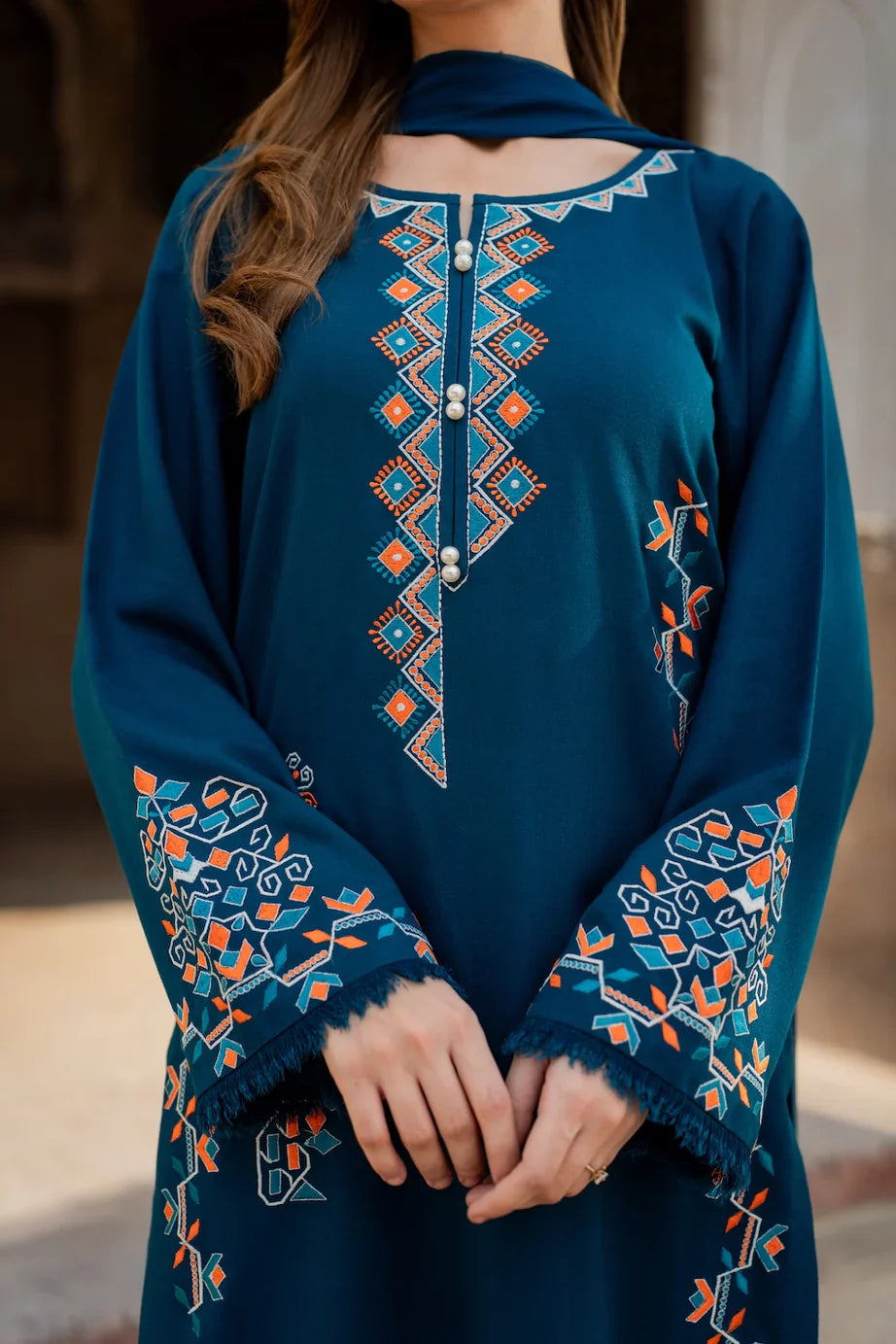 Lamya (Stitched 3 Pcs)