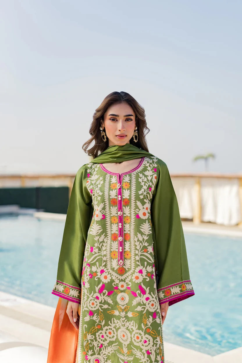 AROOSA (Embroided stitched 3 PCS)
