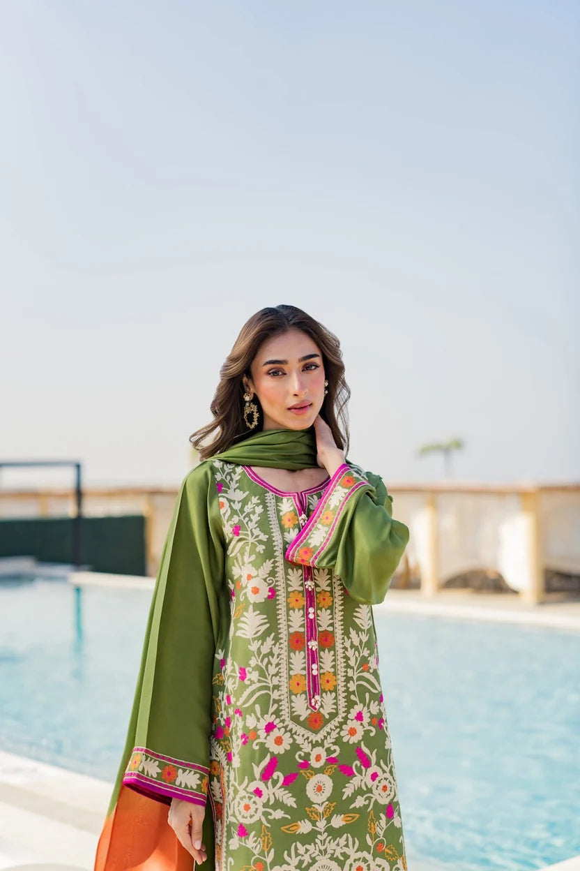 AROOSA (Embroided stitched 3 PCS)