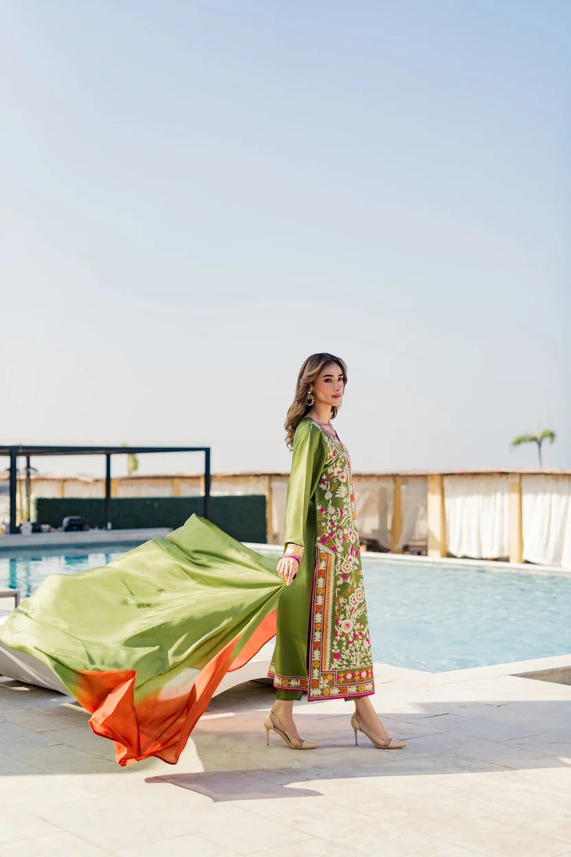 AROOSA (Embroided stitched 3 PCS)