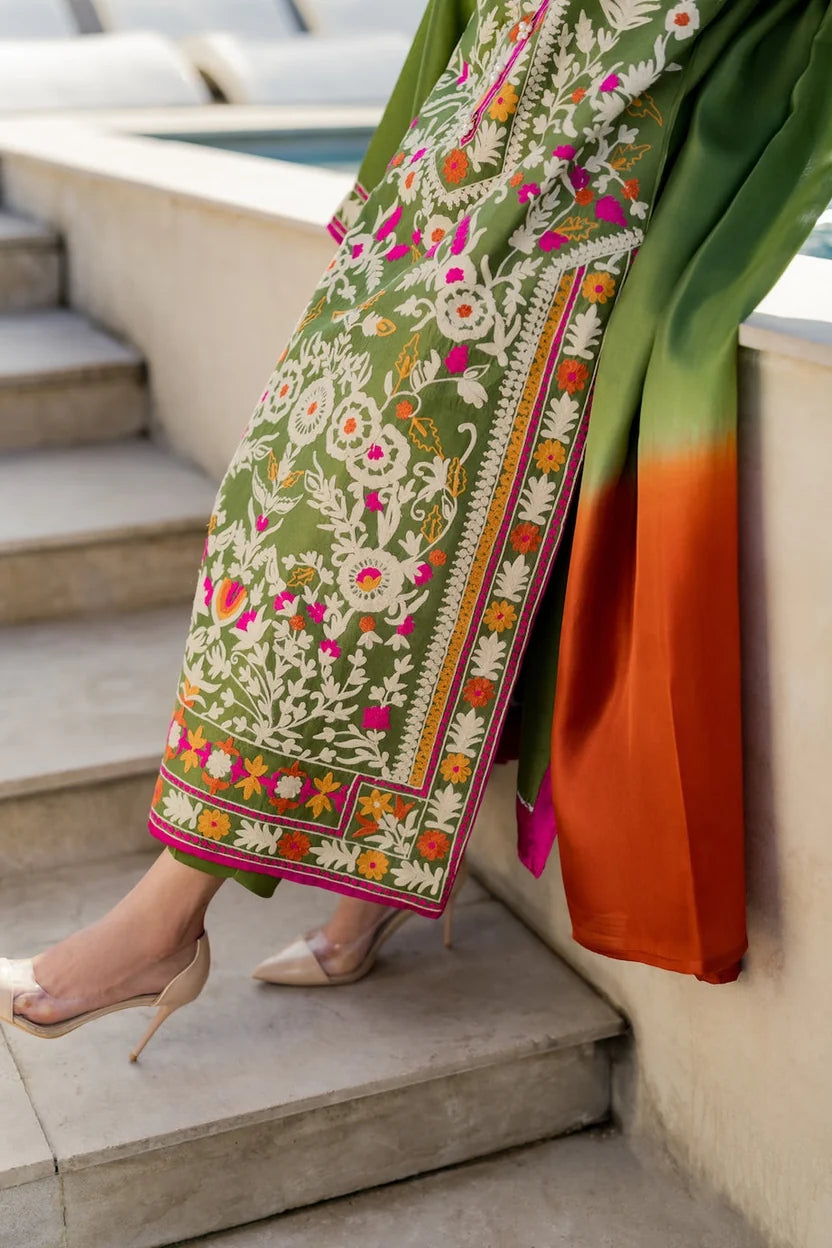 AROOSA (Embroided stitched 3 PCS)