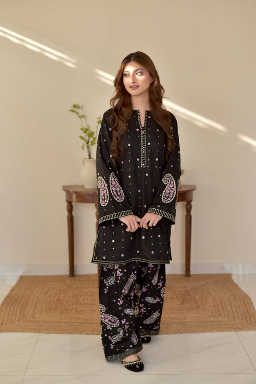 Black Cloud (Stitched 2 Pcs)