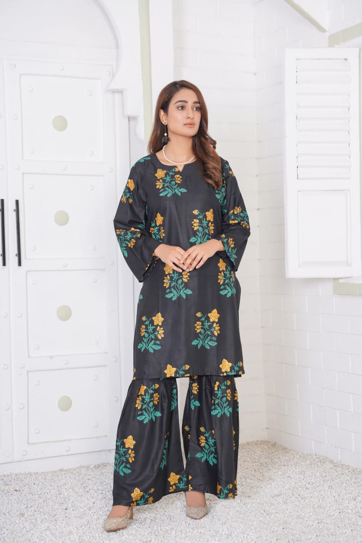 Horizon Shararah (Stitched 2 Pcs)