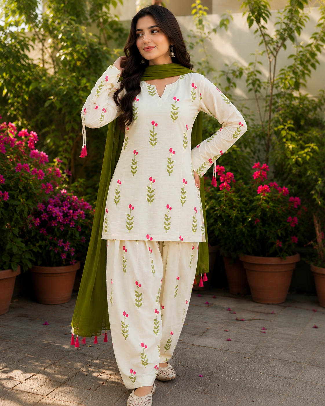 Zubiya (Farshi Shlwar stitched 2 PCS)